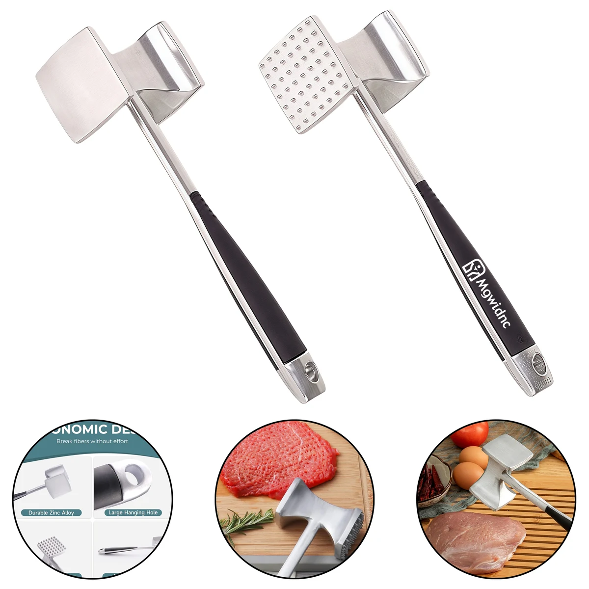 Aluminum Meat Tenderizer Hammer 1