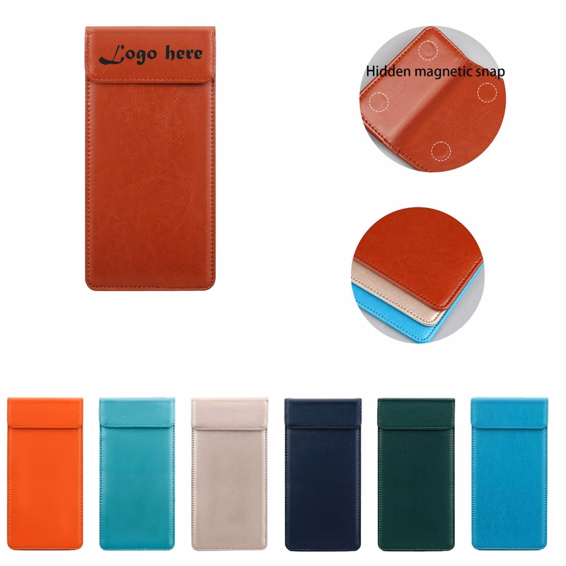 3.94" x 7.87" Leather Menu Holder