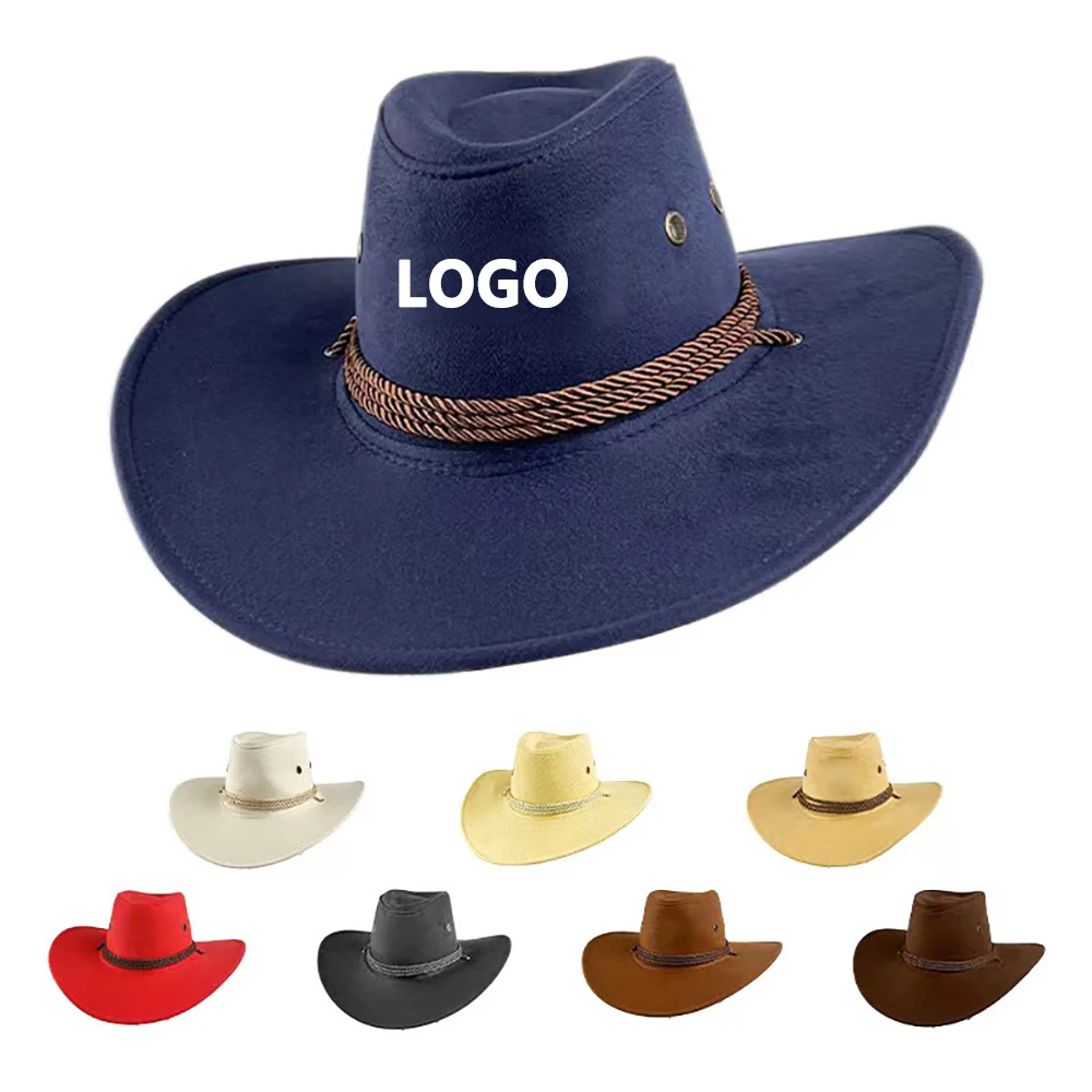 Western Cowboy Hat with Wide Brim 1