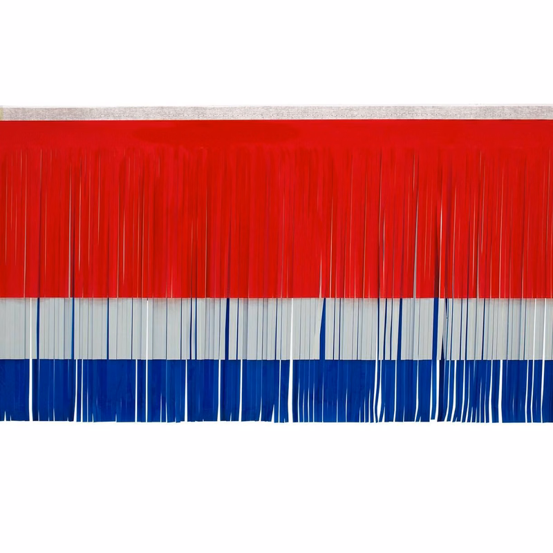 Victory Corps™ Standard Red, White & Blue Fringe (15")