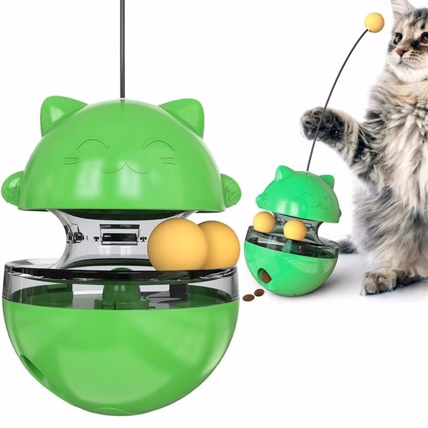 Cat Food Dispenser Treat Toys