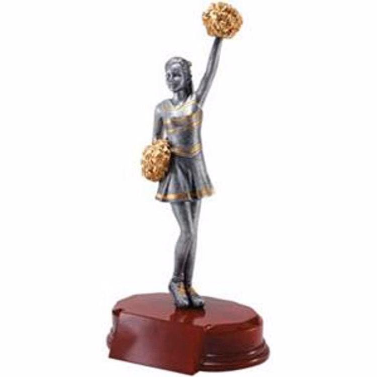 8" Cheerleader Resin Figure