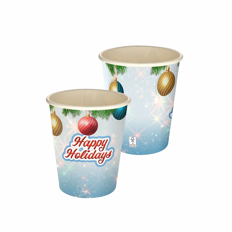 5 oz Holiday Full Color Paper Cup