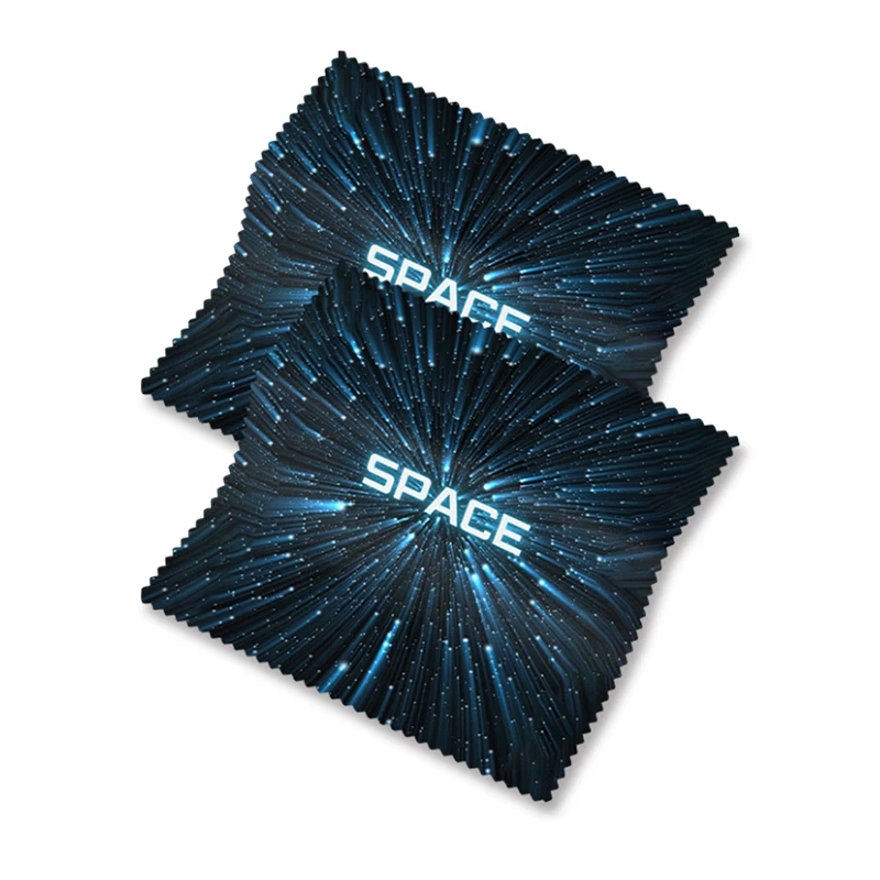 10"x 10" Custom Full Color Microfiber Cleaning Cloth 1