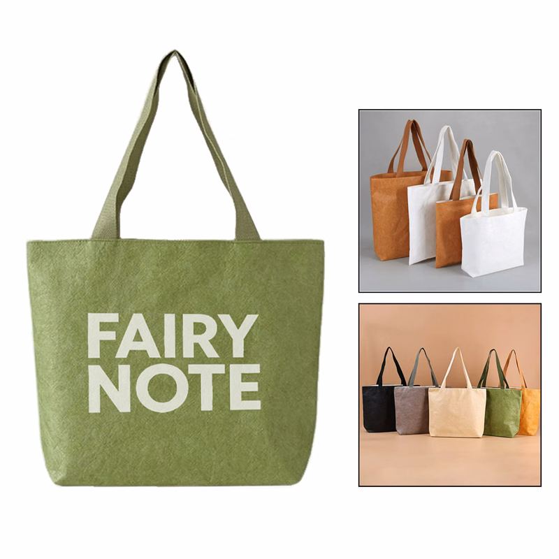 Eco-Friendly Flash Spun Paper Shopping Tote Bag