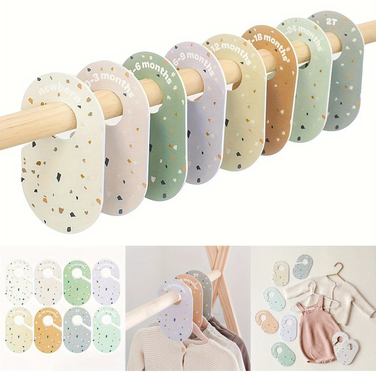 Baby and Toddler Hanger Closet Dividers 1