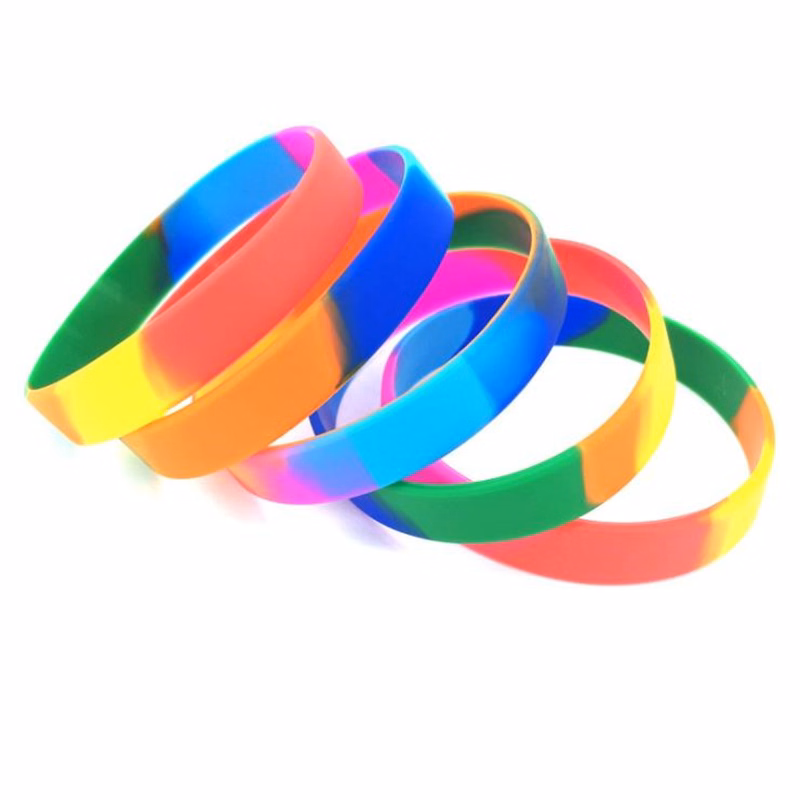 Rainbow Silicone Wristband