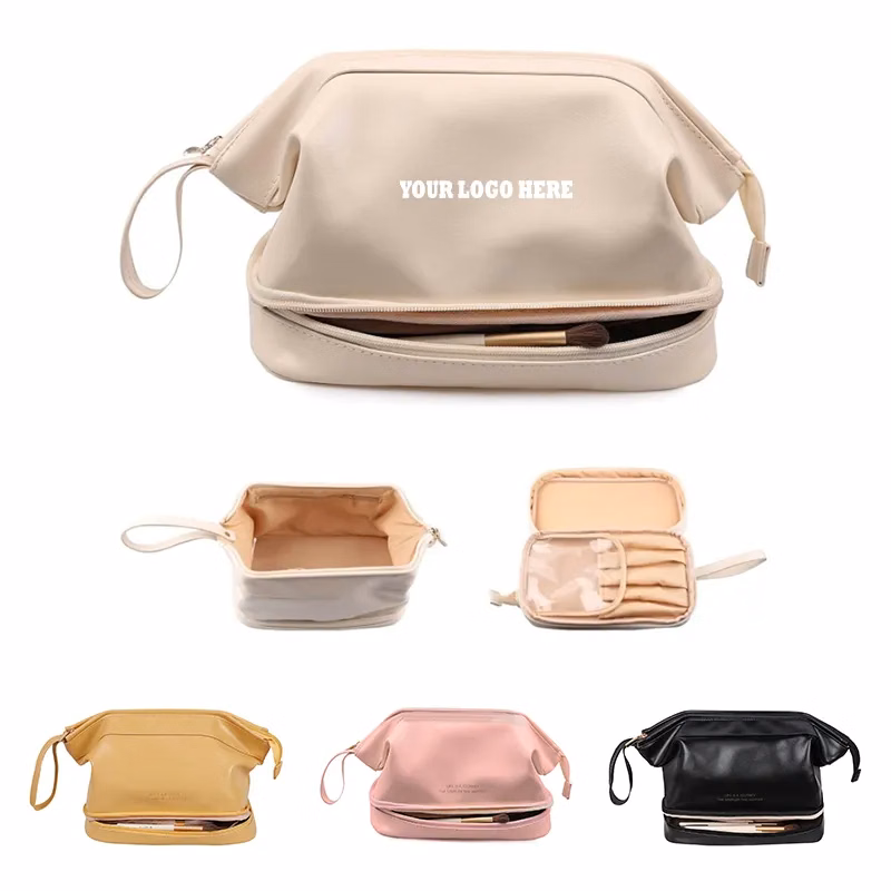 Makeup Bag Double Layer