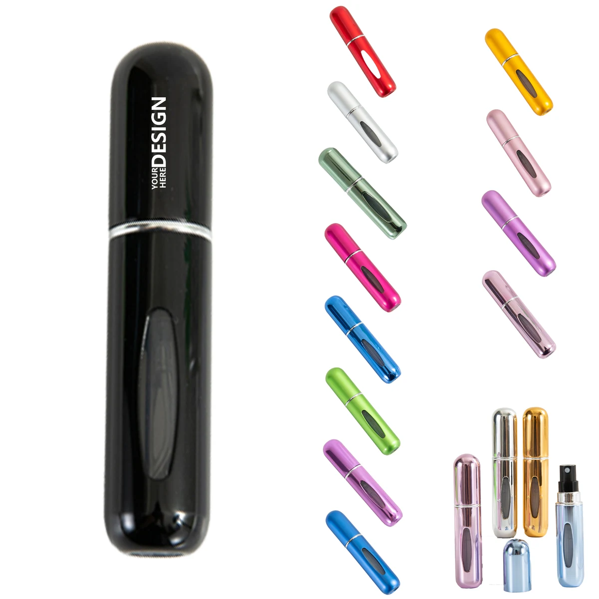 Stainless Steel Fillable Perfume Atomizer 1