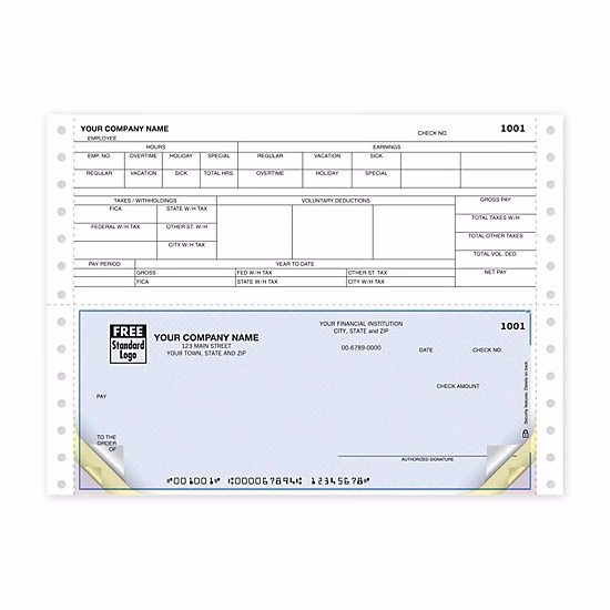Continuous Security Bottom Payroll Check