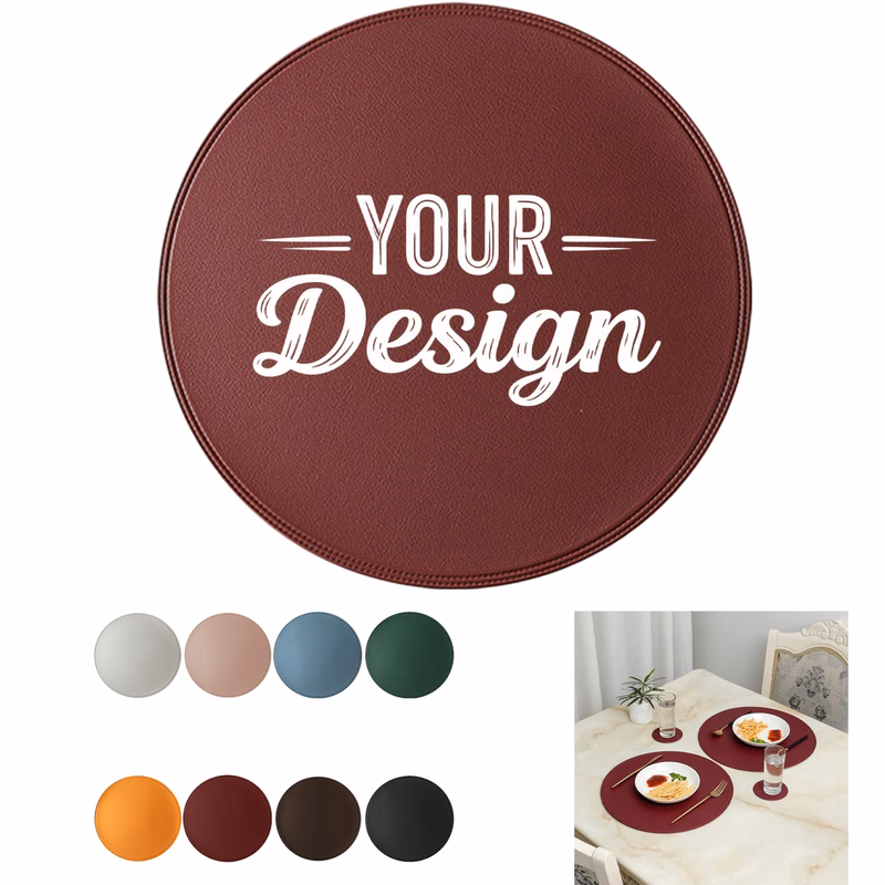 15" Leather Placemat
