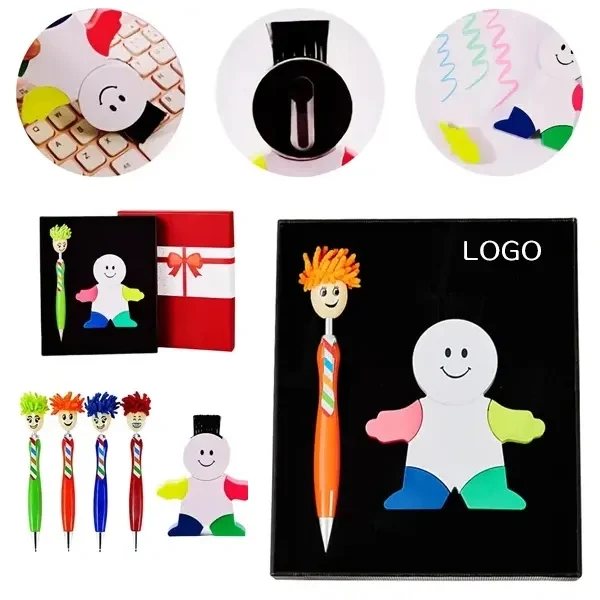 Ballpoint Pen and Highlighter Combo with Stationery Gift Set 1