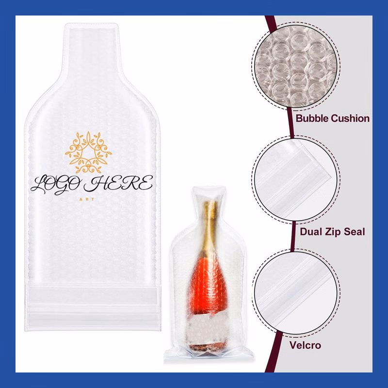 Clear PVC Wine Bottle Protective Sleeve