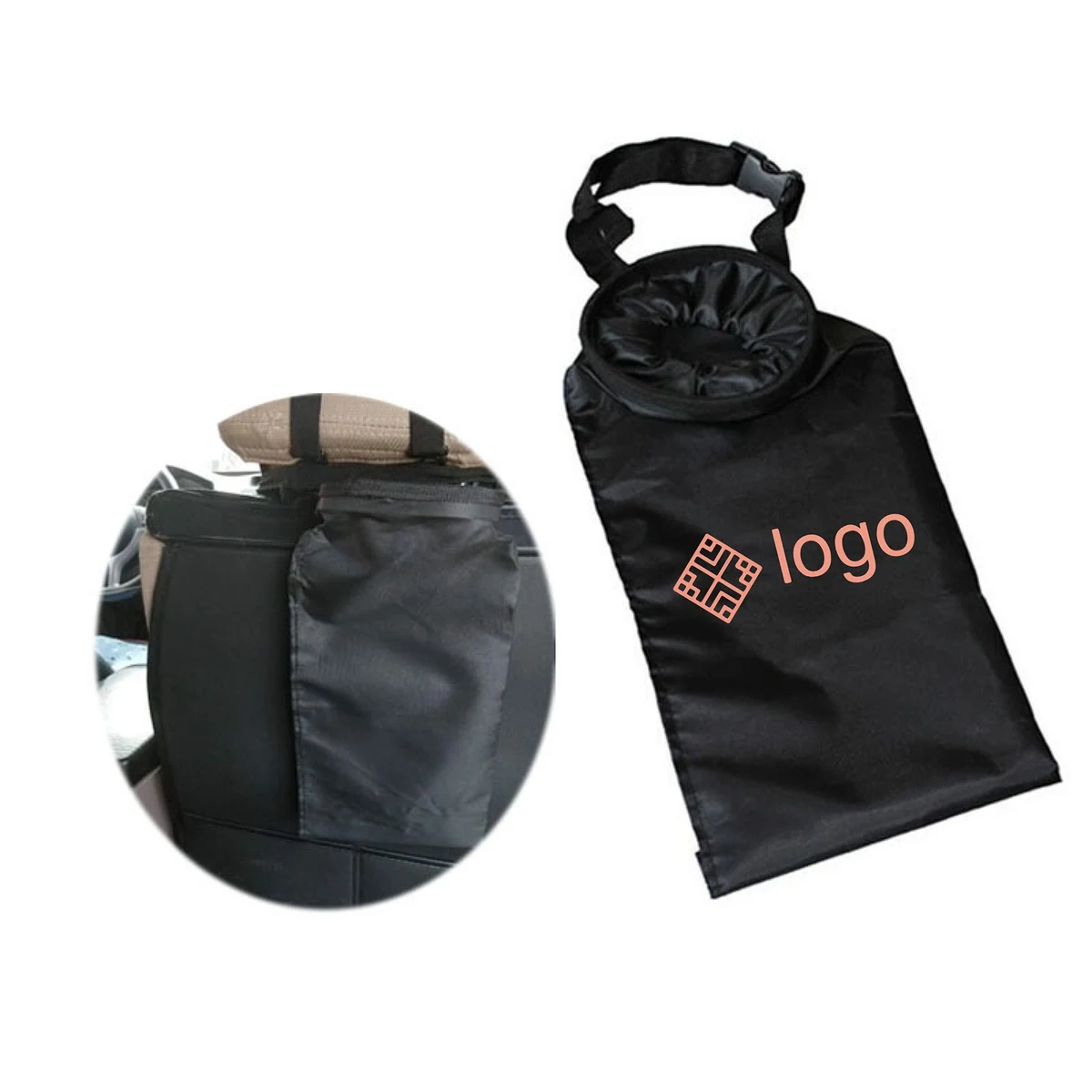 Eco-Friendly Hanging Car Trash Bag 1