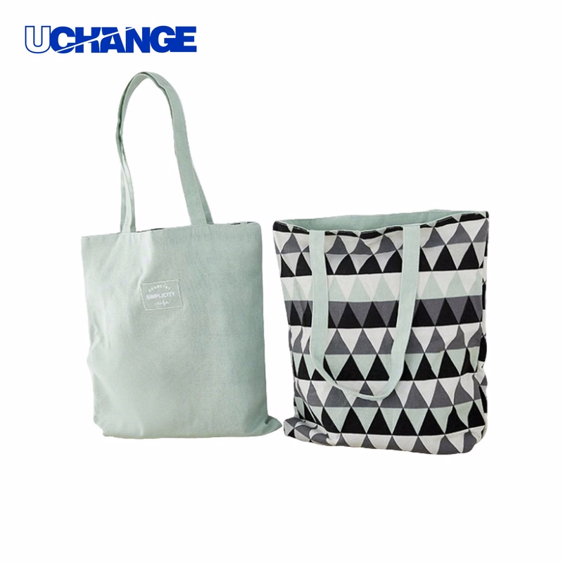 Cotton Carry Tote Bag Carrier Double Layer 16 x 13.5 Inches