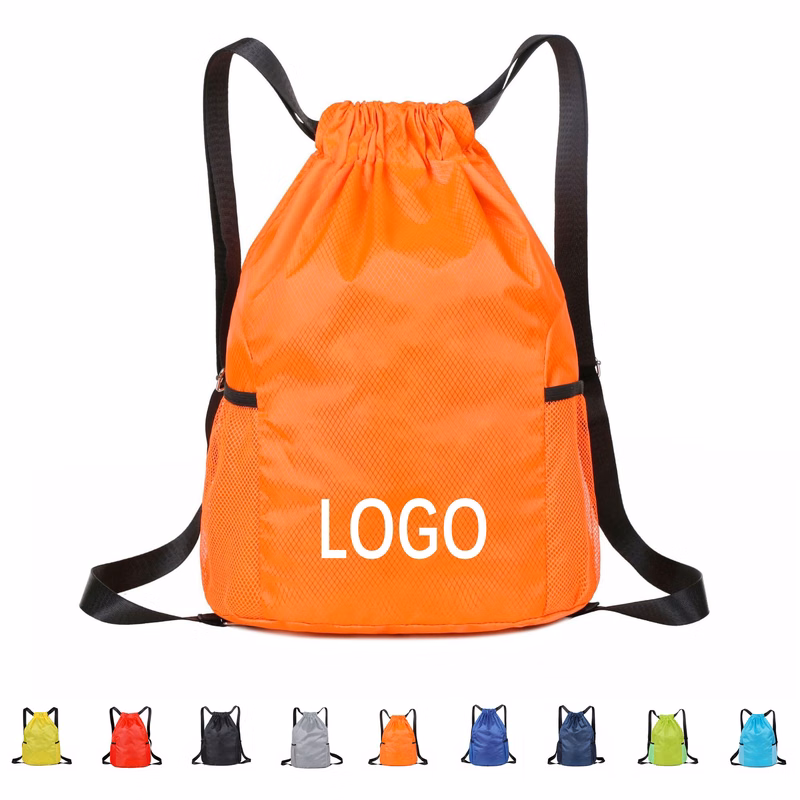 MOQ 20 Large Capacity Drawstring Pocket Backpack