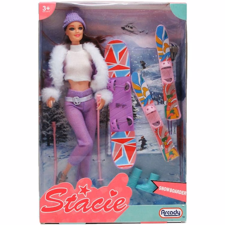 Stacie Snowboarder Fashion Dolls 11.5" - Assorted