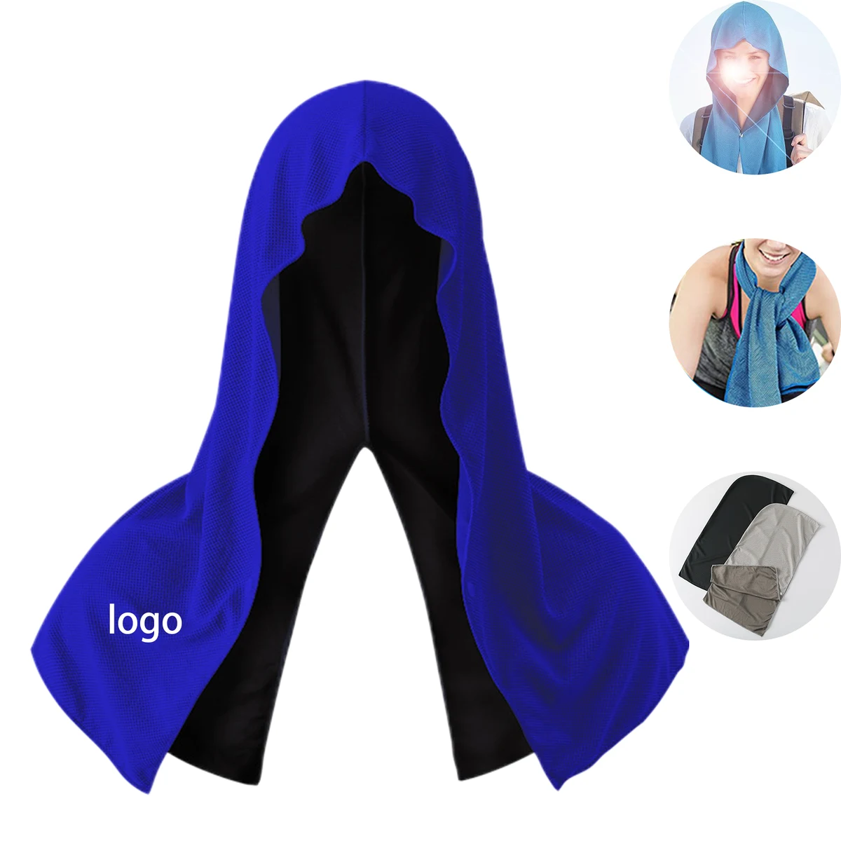 U-Shaped Cooling Hooded Towel 1