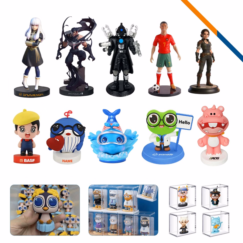 MoldPop 3D Custom PVC Desktop Decoration Figure