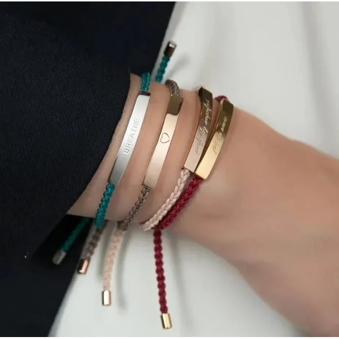 Colorful Braided Rope Bracelet For Men Women 1