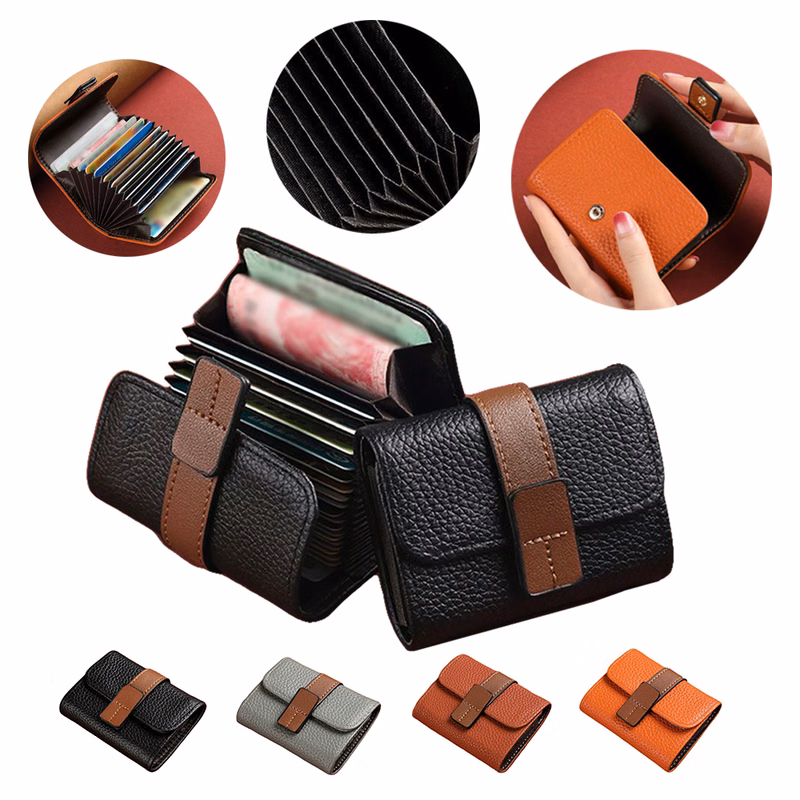Multi-Functional PU Leather Card Wallet