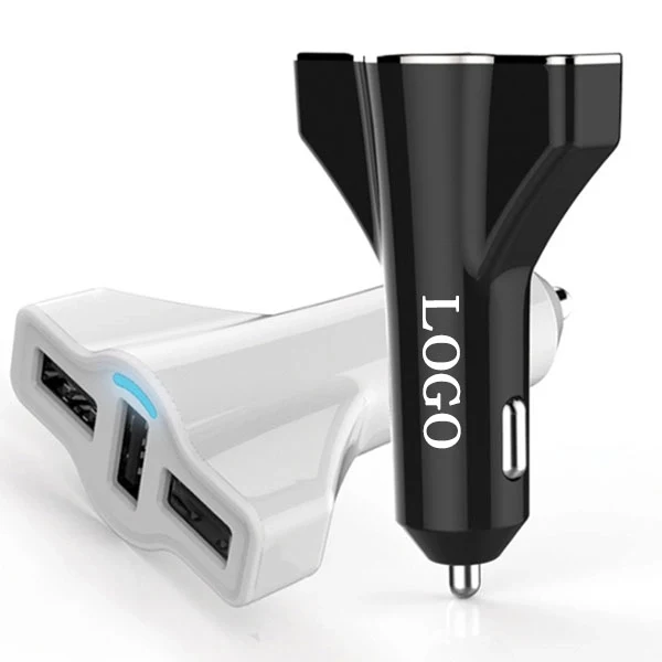 5.2 Amp 3 Ports USB Fast Charging Car Charger 1