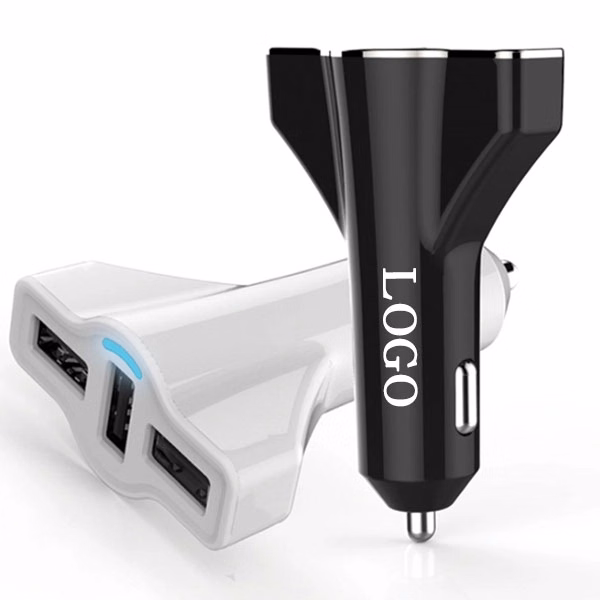 5.2 Amp 3 Ports USB Fast Charging Car Charger