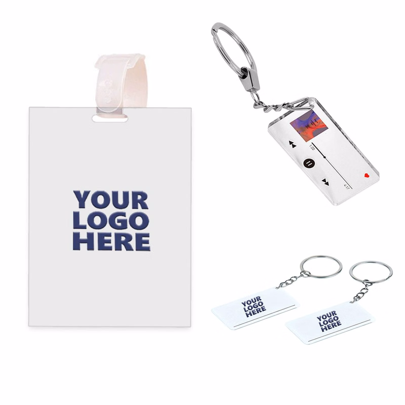 Acrylic Keychain Luggage Tag