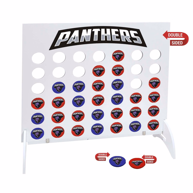 Giant 4-In-A-Row, 21 Red & 21 Blue Disks (Double-Sided)
