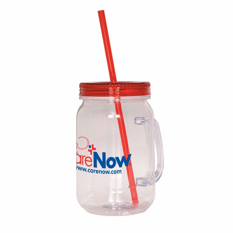 Country Mason Jar 30 oz. Sipper