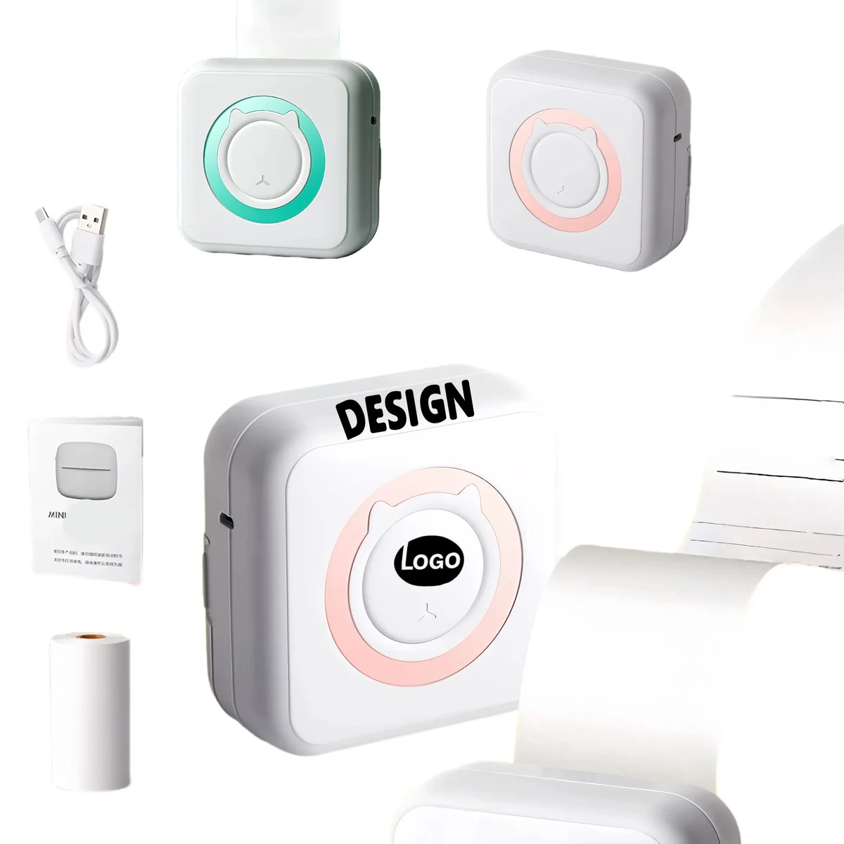 Popular Portable Mini Smart Homework Helper Wireless Printer 1
