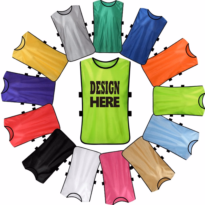 Soccer Scrimmage Vest Practice Training Waistcoat