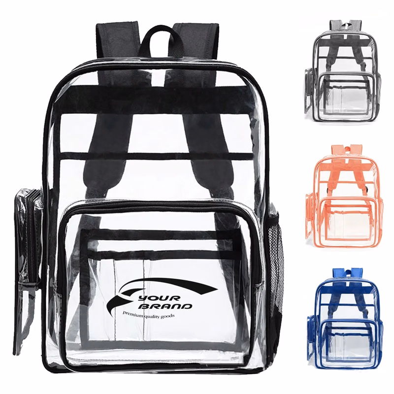 Waterproof See Through Backpack Stadium Clear Bag