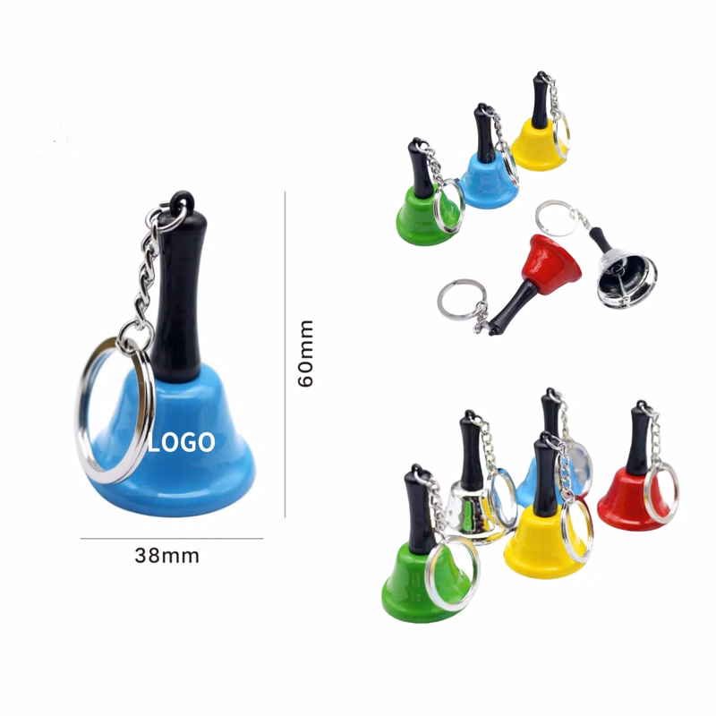 Mini Hand Metal Bell Keychain