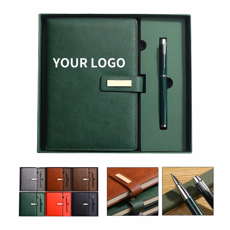 A5 Notebook with Stylus Pen Set