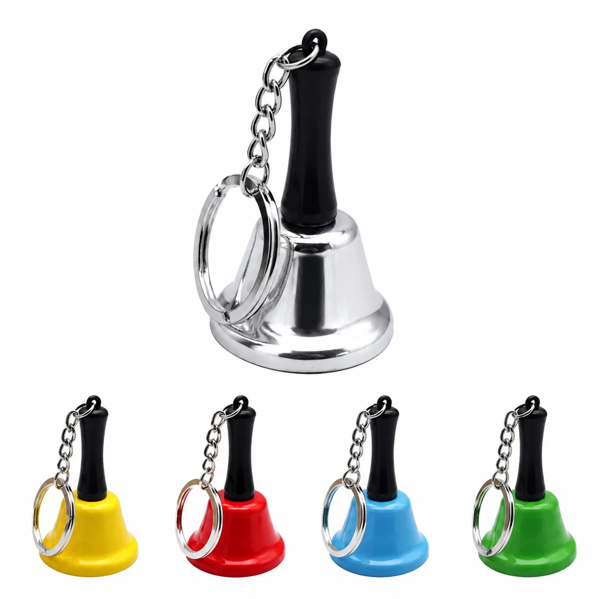 Festive Hand-Crank Chime Key Ring 1