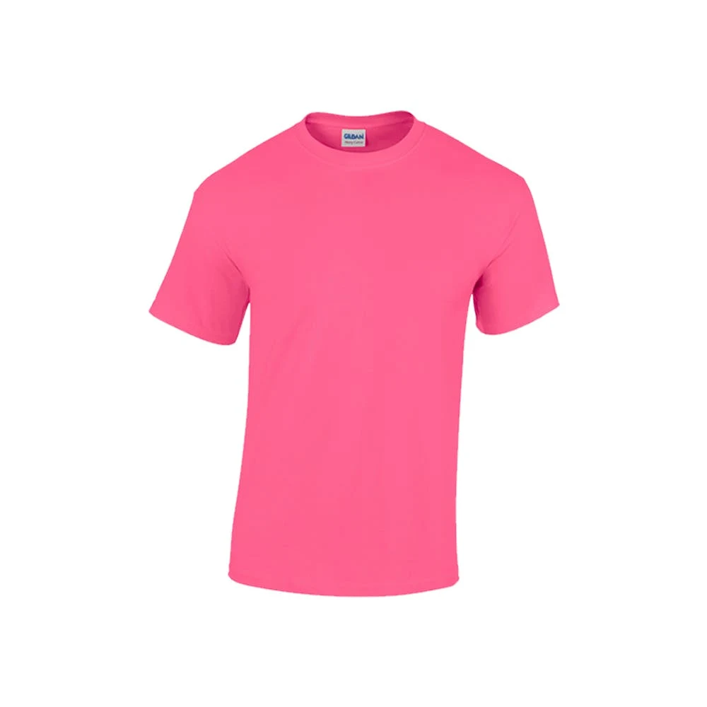 Gildan Men's T-Shirts Safety Pink XL 1