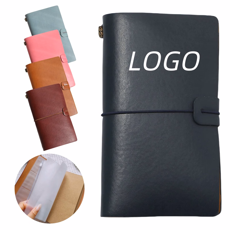 PU Travel Loose-Leaf Notebook Multi-Function Inner Page