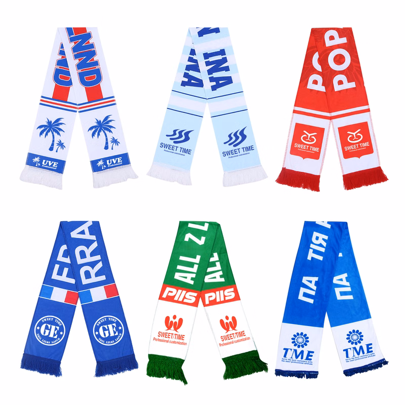Polyester Sport Scarf With Tassel