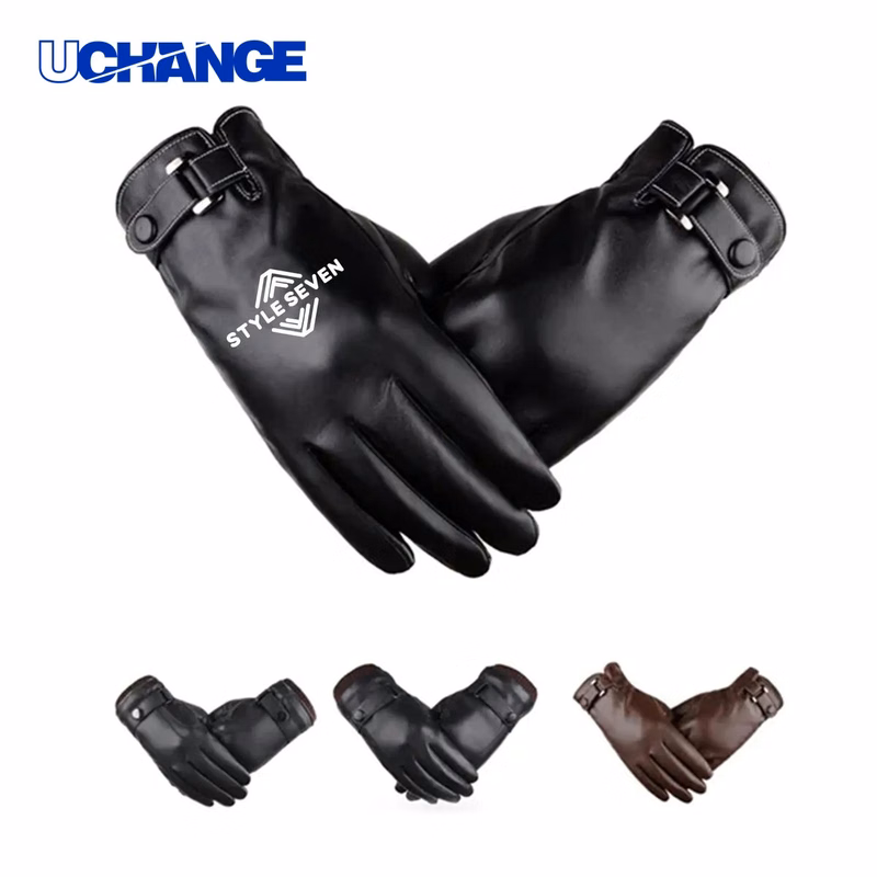 PU Leather Gloves with Touchscreen Capability for Daily Use