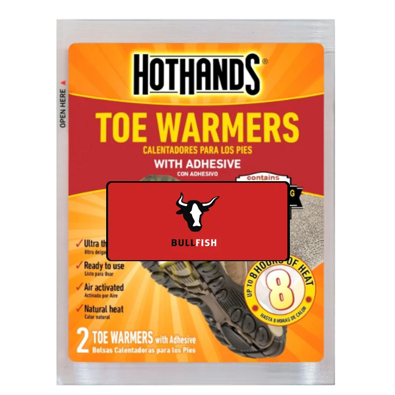 Toe Warmers with Custom Label 1