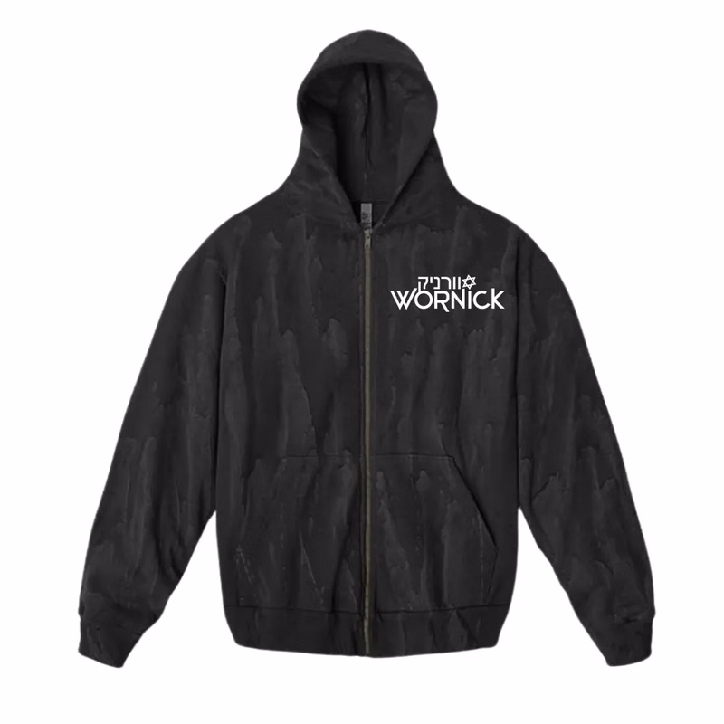 Fleece Full Zip Drip Dye