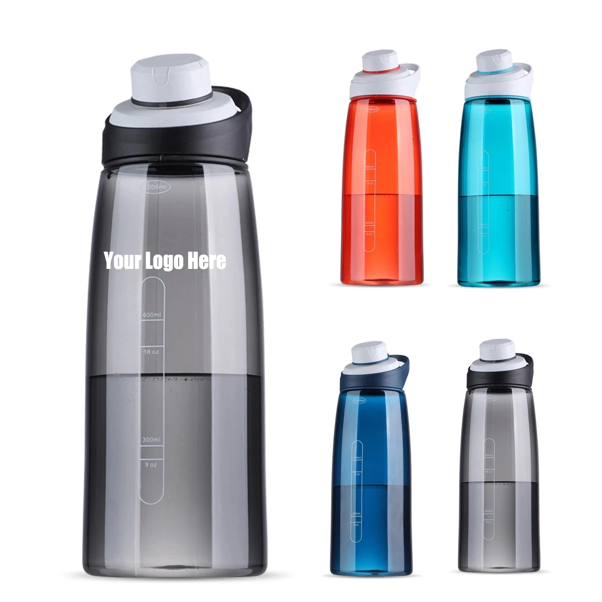 Sport Water Bottle With Chug Lid 1