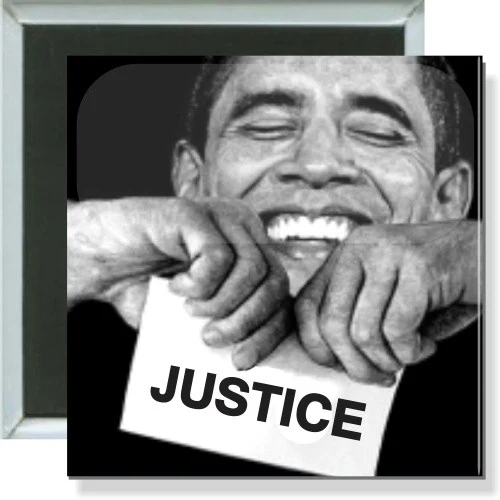 Obama No Justice, Anti-Obama Button 1