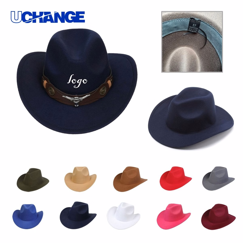 Vintage Wool Felt Cowboy Jazz Hat