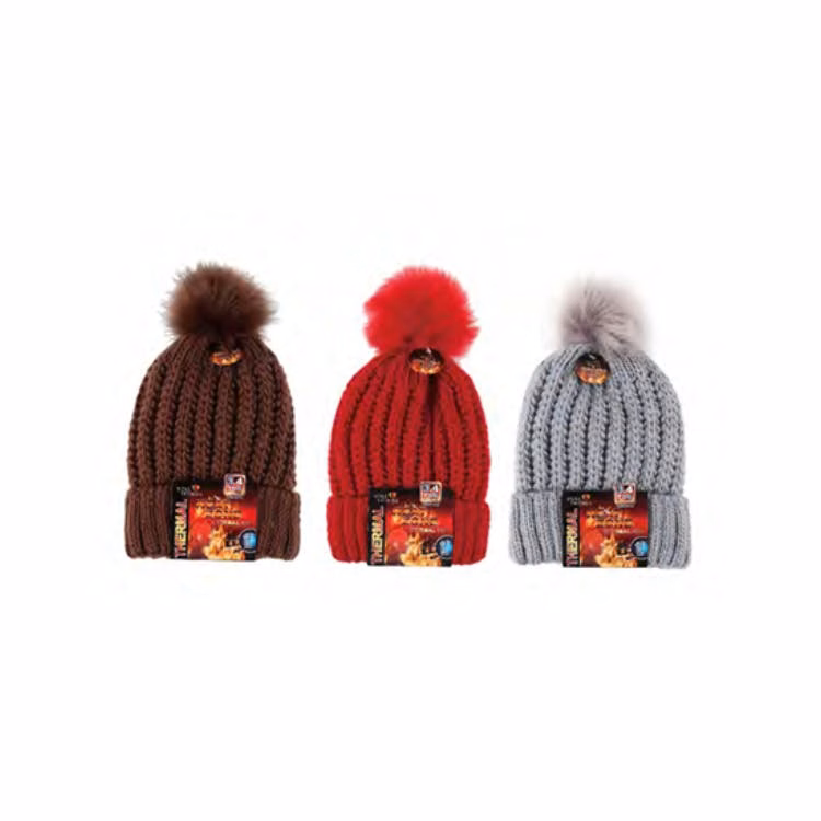 Women's Thermal Cuffed Knit Hats Assorted