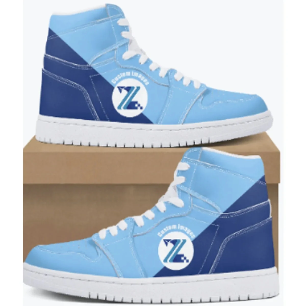 Lace Up High Top Sneakers 1