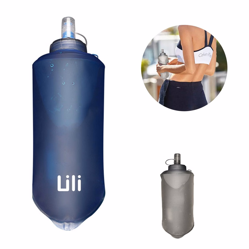 Collapsible Water Bottles with Mouthpeice Cover