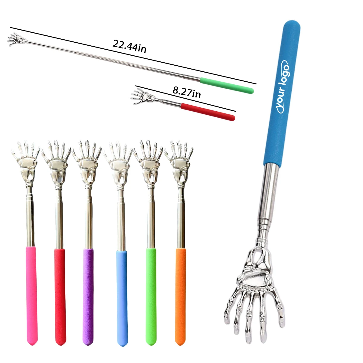 Stainless Steel Claw Telescopic Back Scratcher 1