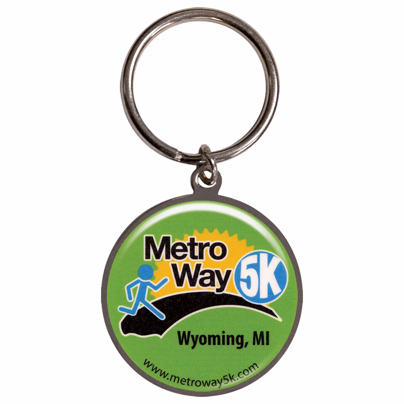 Digistock Keychains: 1 1/2" DIA